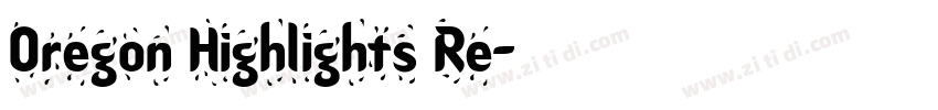 Oregon Highlights Re字体转换